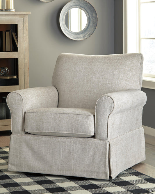 Sillón giratorio con acento deslizante Searcy