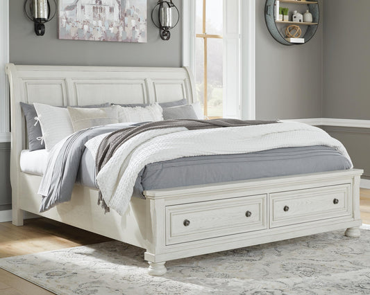 Ashley Express - Cama tipo trineo Robbinsdale con espacio de almacenamiento