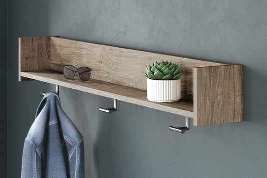 Ashley Express - Perchero de pared Oliah con estante