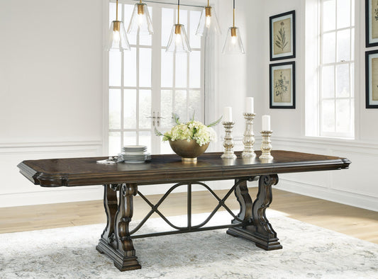 Mesa extensible de comedor Maylee