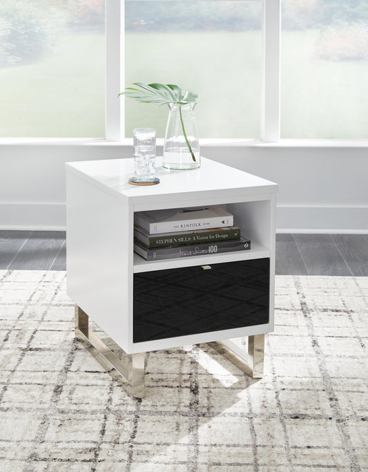Ashley Express - Mesa auxiliar con silla Gardoni