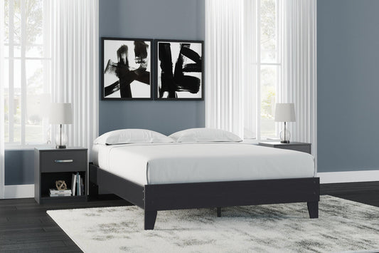 Ashley Express - Cama Queen con plataforma Finch