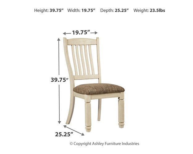 Ashley Express - Silla auxiliar UPH de comedor Bolanburg (2 unidades)
