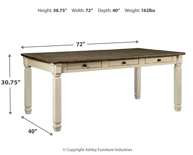 Mesa de comedor rectangular Bolanburg