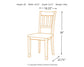 Ashley Express - Silla auxiliar de comedor Owingsville (2 unidades)