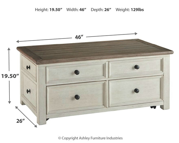 Ashley Express - Mesa de cóctel elevable Bolanburg