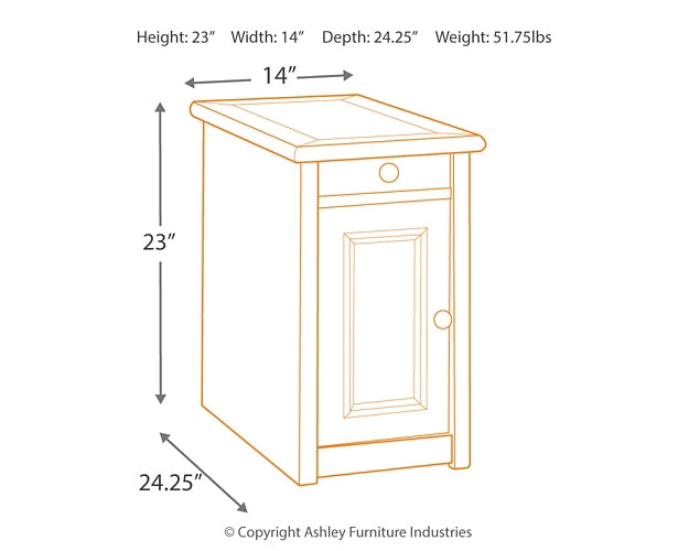 Ashley Express - Mesa auxiliar con silla Bolanburg