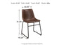 Ashley Express - Silla auxiliar Centiar Dining UPH (2 unidades)