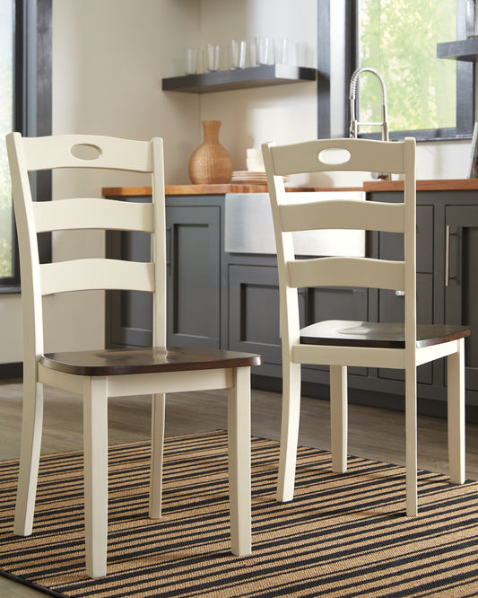 Ashley Express - Silla auxiliar de comedor Woodanville (2 unidades)