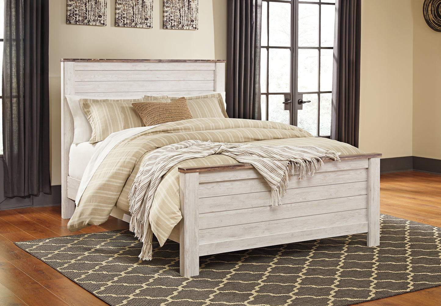 Ashley Express - Cama con paneles Willowton