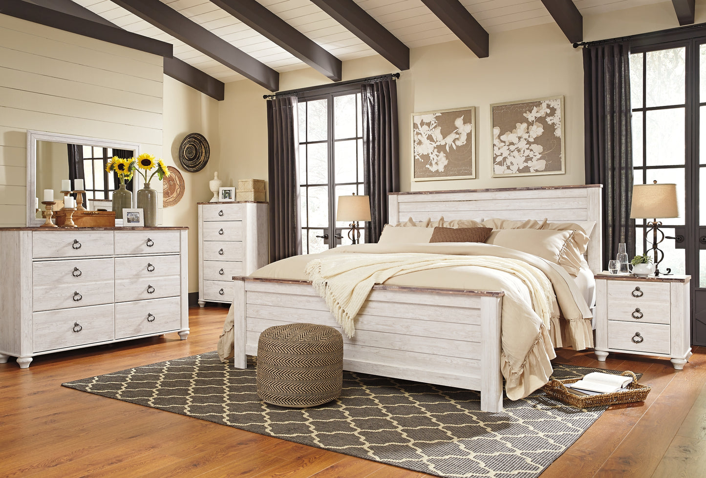 Ashley Express - Cama con paneles Willowton