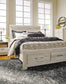 Cama de plataforma Bellaby con dos cajones de almacenamiento