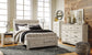 Cama de plataforma Bellaby con dos cajones de almacenamiento