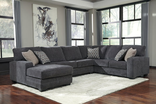 Seccional de 3 piezas con chaise longue Tracling