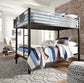 Litera Dinsmore Twin/Twin con escalera