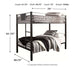 Litera Dinsmore Twin/Twin con escalera