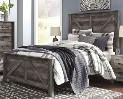 Ashley Express - Cama con paneles Wynnlow Crossbuck