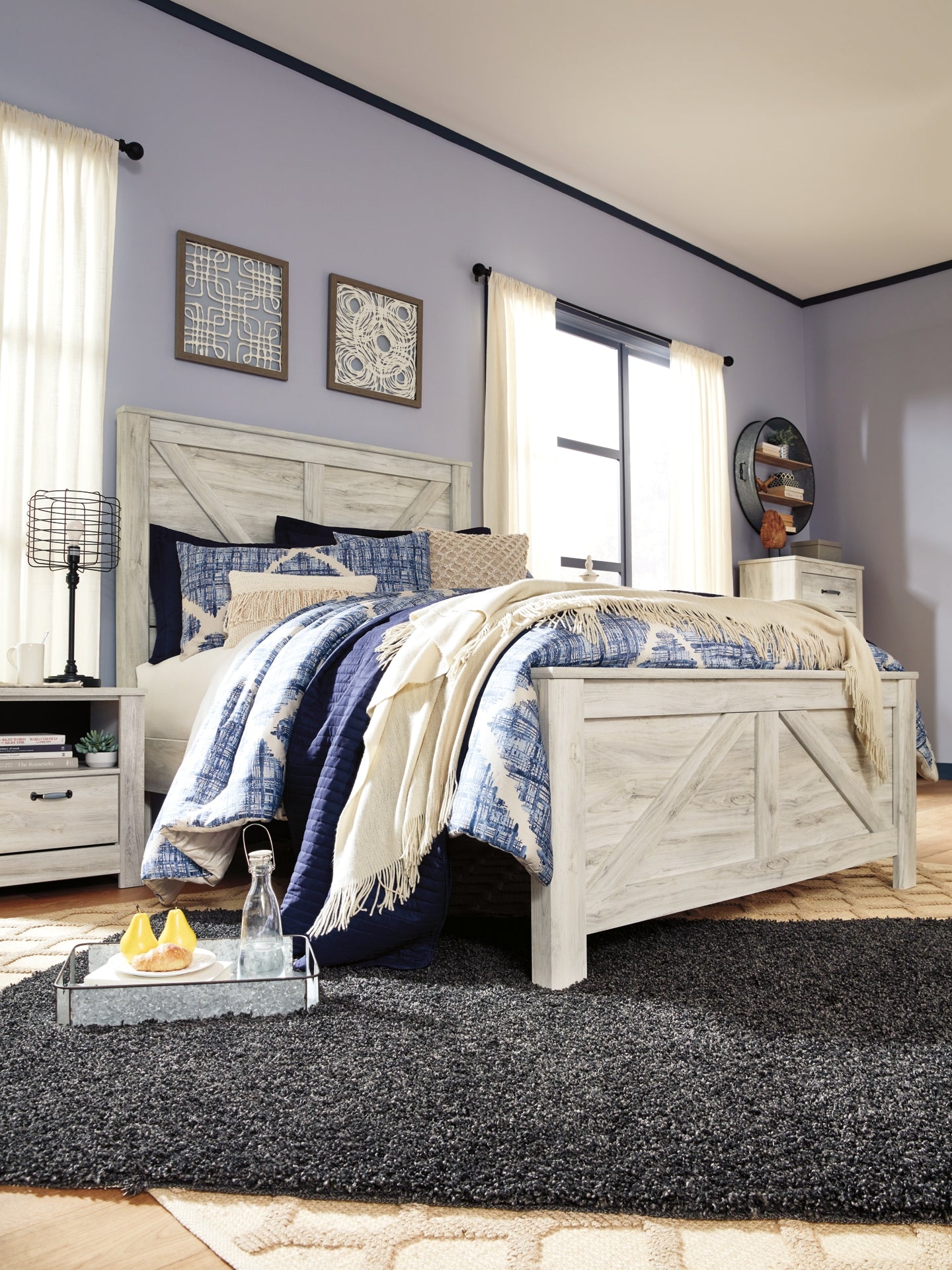 Ashley Express - Cama con paneles Bellaby Crossbuck