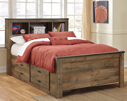 Cama Trinell con dos cajones de almacenamiento