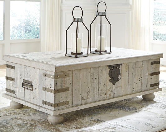 Ashley Express - Mesa de cóctel elevable Carynhurst