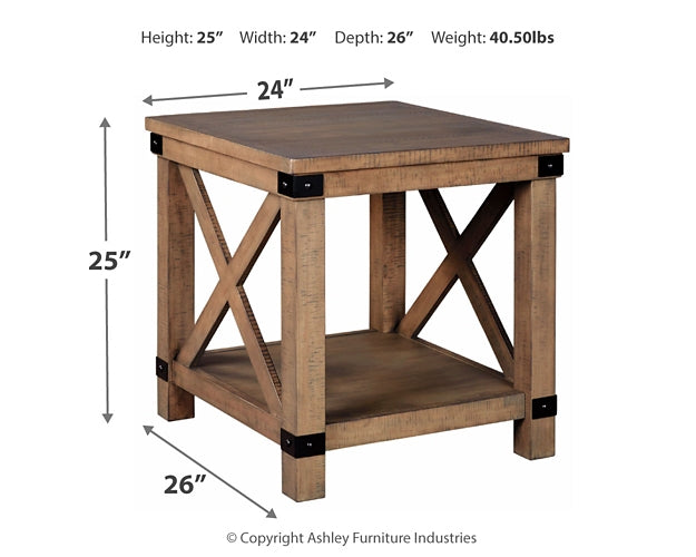 Ashley Express - Mesa auxiliar rectangular Aldwin
