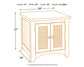 Ashley Express - Mesa auxiliar rectangular Wystfield