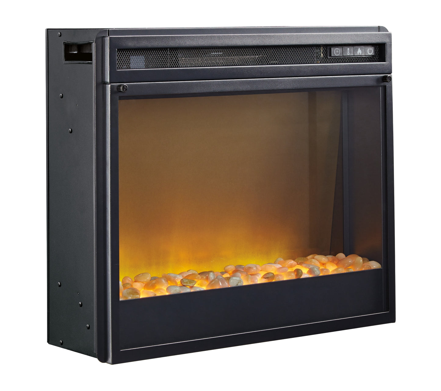 Mueble para TV Trinell de 63" con chimenea eléctrica