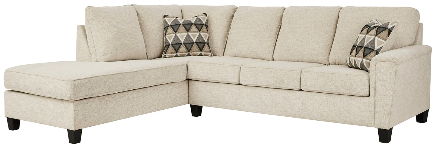 Seccional Abinger de 2 piezas con chaise longue