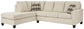 Seccional Abinger de 2 piezas con chaise longue