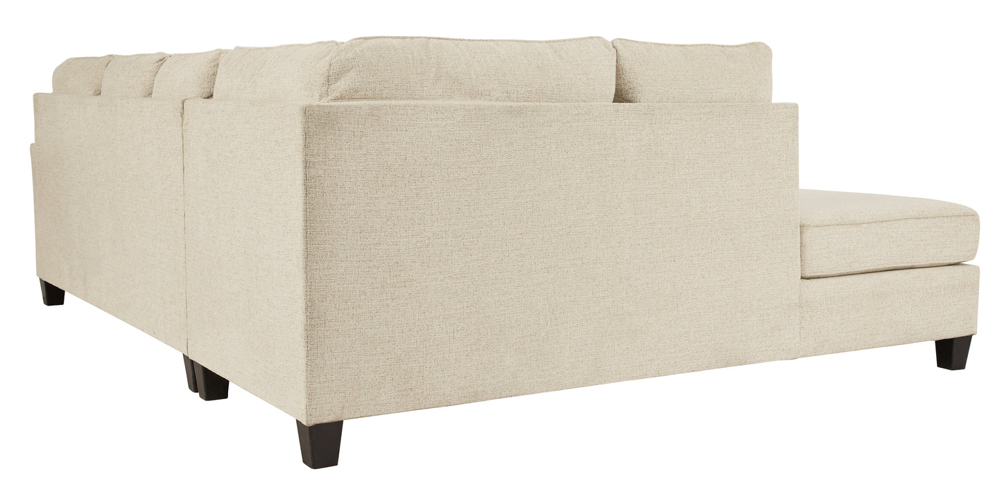 Seccional Abinger de 2 piezas con chaise longue