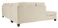 Seccional Abinger de 2 piezas con chaise longue