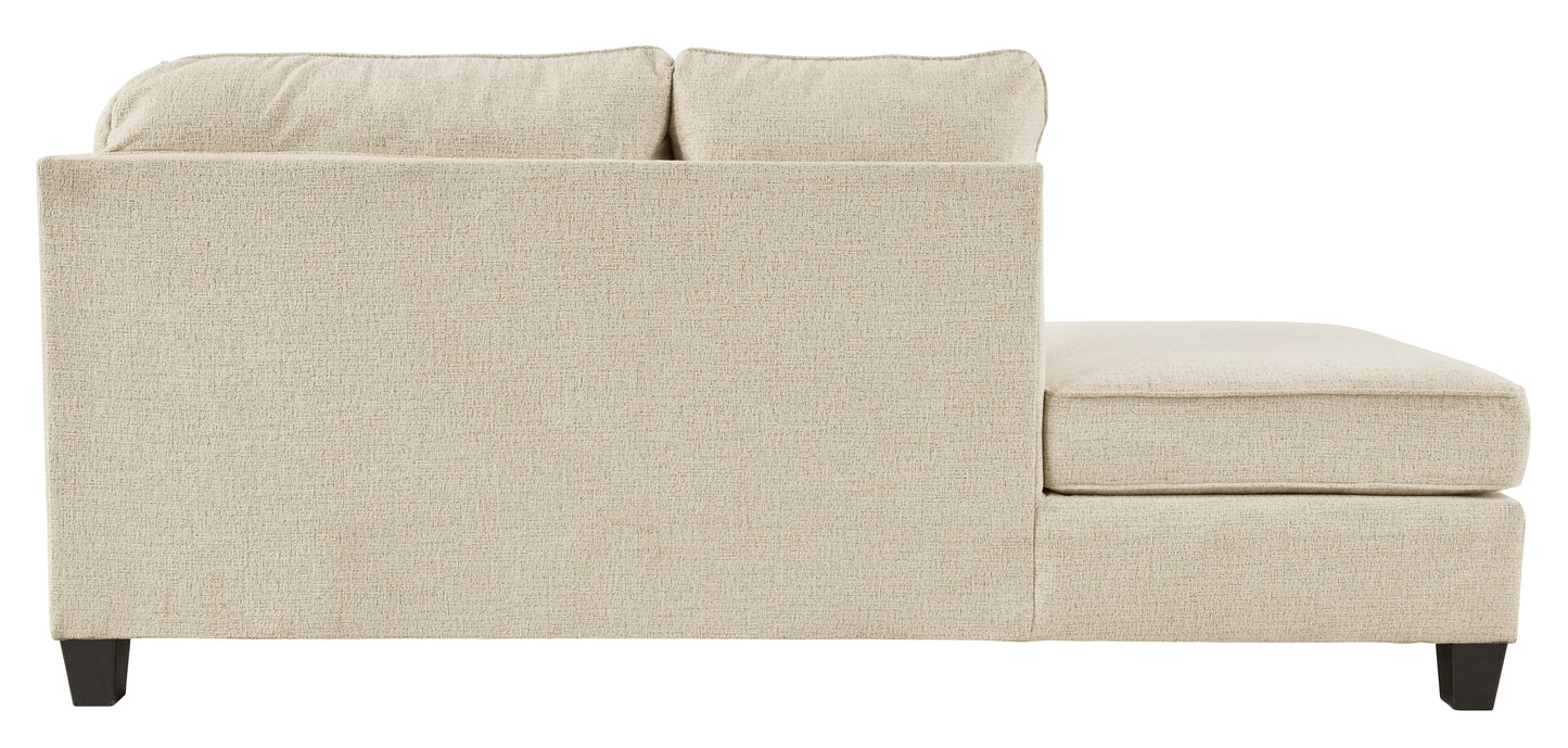 Seccional Abinger de 2 piezas con chaise longue