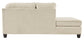 Seccional Abinger de 2 piezas con chaise longue