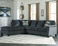 Seccional Abinger de 2 piezas con chaise longue