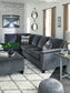 Seccional Abinger de 2 piezas con chaise longue