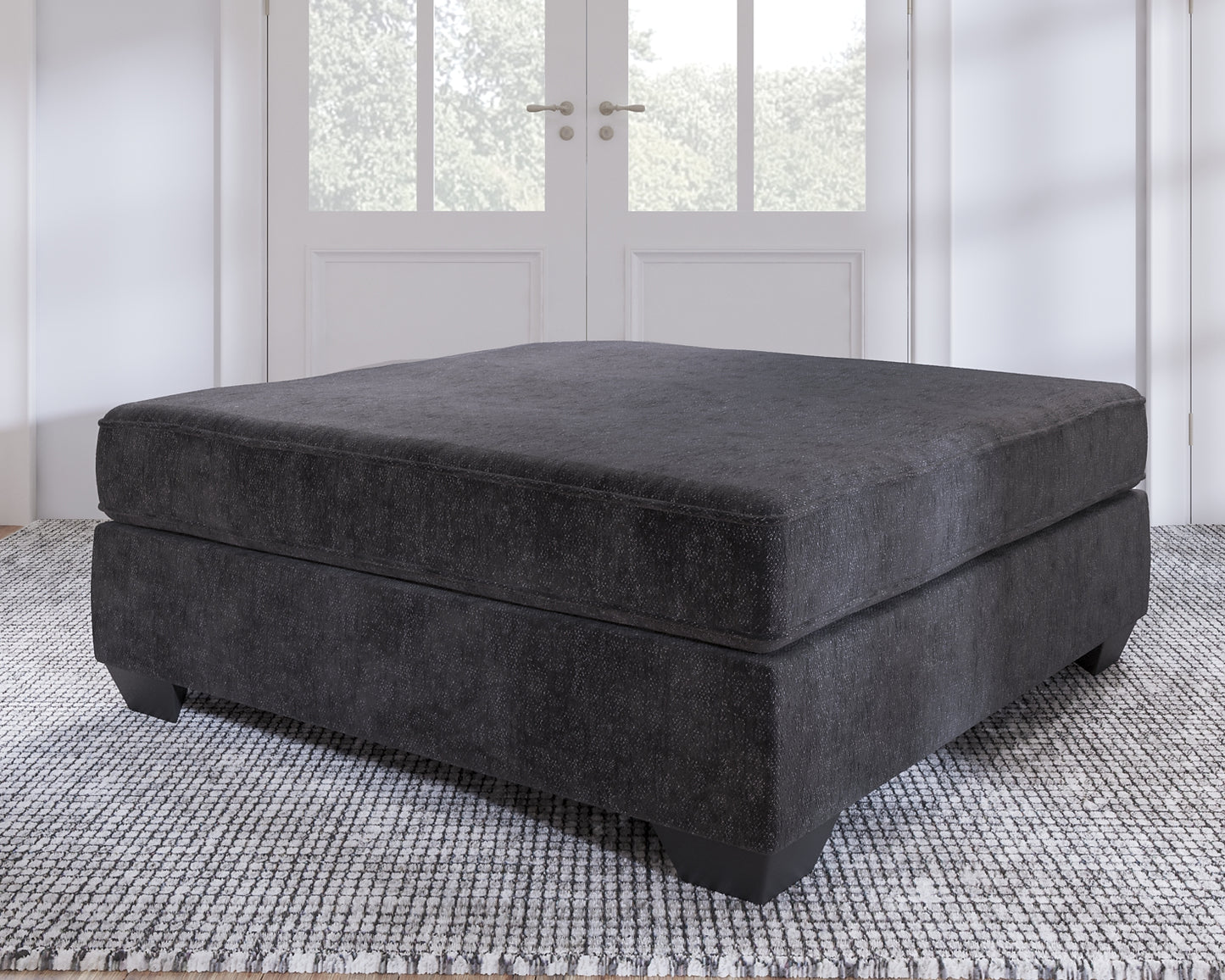 Otomana con acento extragrande Lavernett