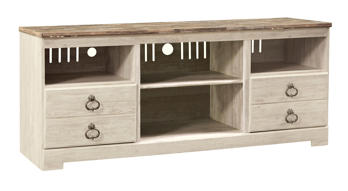 Mueble para TV LG Willowton con opción de chimenea