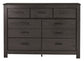 Cómoda Brinxton de siete cajones