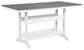 MESA DE MOSTRADOR RECTANGULAR CON OPCIÓN UMBRAL Transville