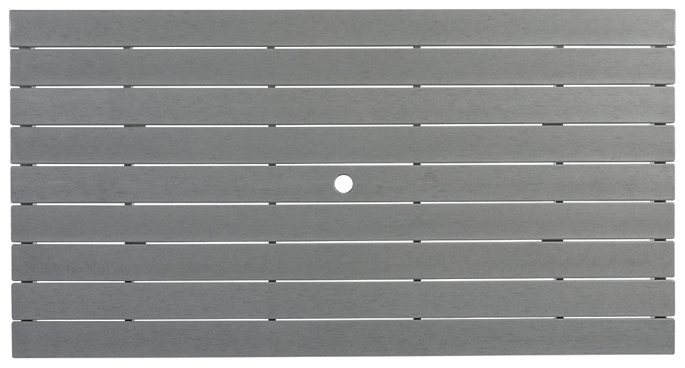 MESA DE MOSTRADOR RECTANGULAR CON OPCIÓN UMBRAL Transville