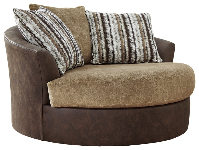 Silla giratoria decorativa extragrande Alesbury