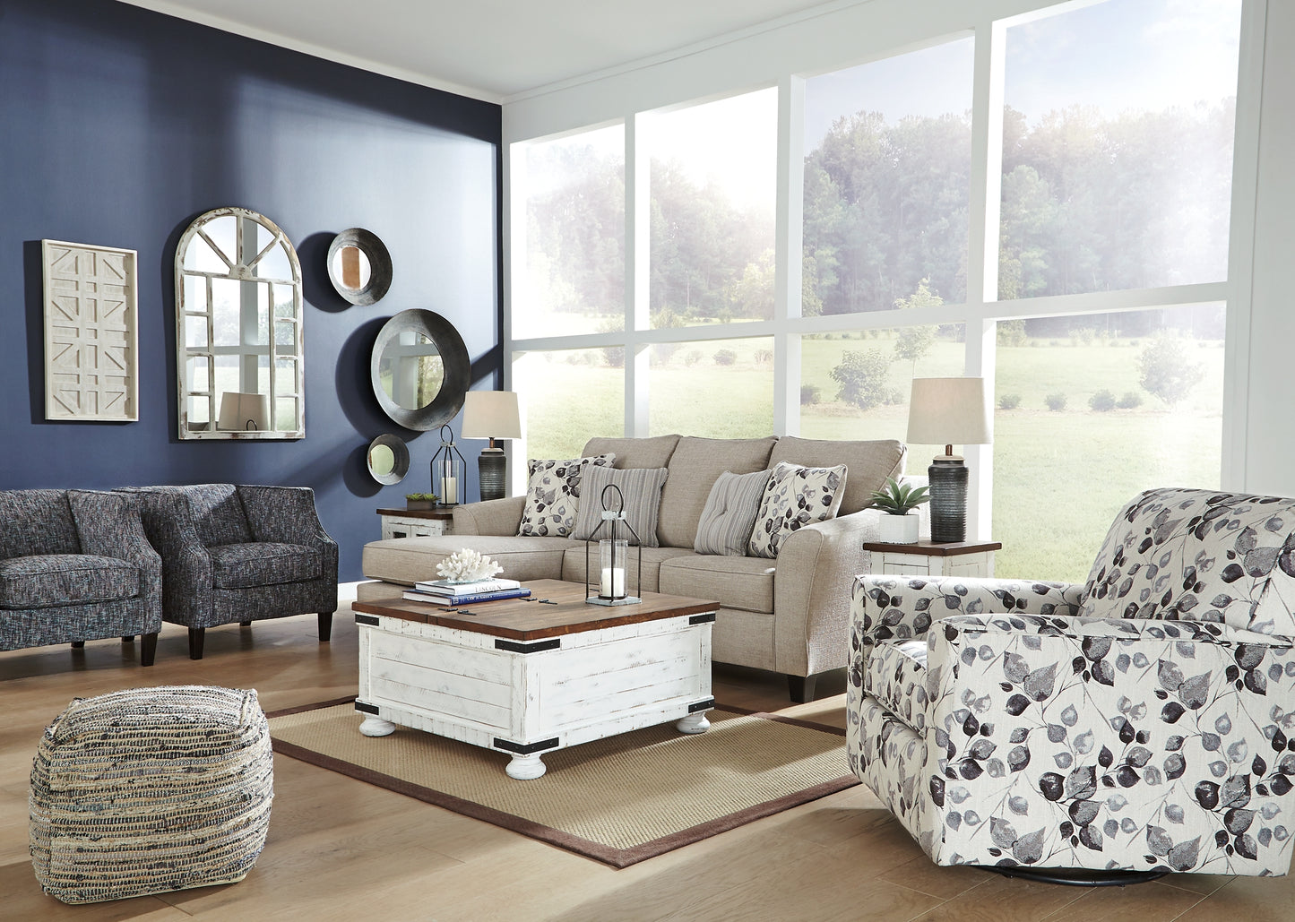 Silla giratoria decorativa Abney