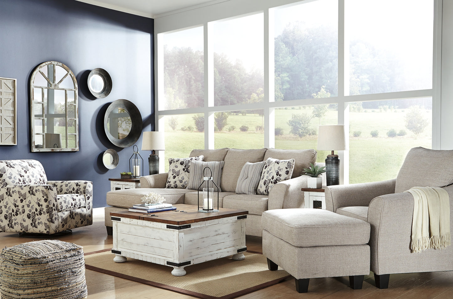 Silla giratoria decorativa Abney
