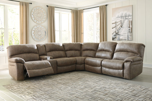 Seccional reclinable eléctrico de 4 piezas Segburg