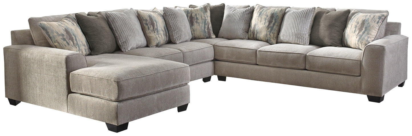Seccional Ardsley de 4 piezas con chaise longue