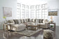 Seccional Ardsley de 4 piezas con chaise longue