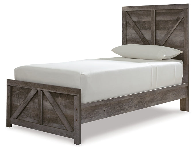 Ashley Express - Cama con paneles Wynnlow Crossbuck
