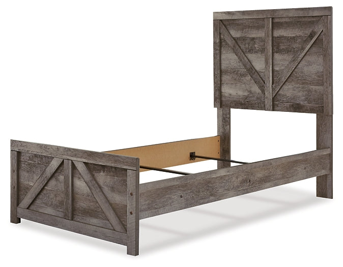 Ashley Express - Cama con paneles Wynnlow Crossbuck
