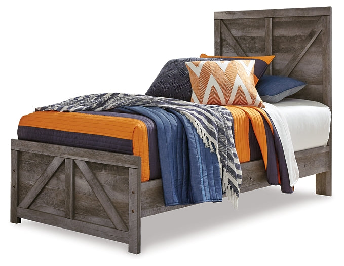 Ashley Express - Cama con paneles Wynnlow Crossbuck