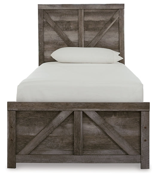 Ashley Express - Cama con paneles Wynnlow Crossbuck
